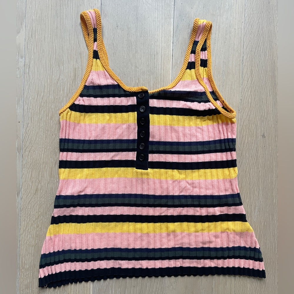 Apiece Apart ribbed striped tank top
